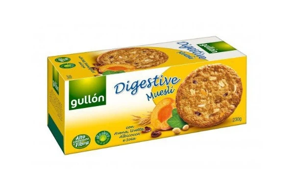 بسكويت دايجستف بالشوفان والزبيب والمشمش جولن - 365 غم