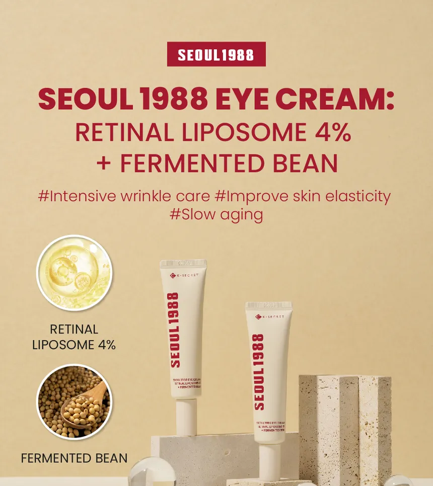 KSECRET - SEOUL 1988 Eye Cream : Retinal Liposome 4% + Fermented Bean