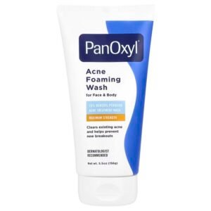 PanOxyl, Acne Foaming Wash, For Face & Body, Maximum Strength, 156 g