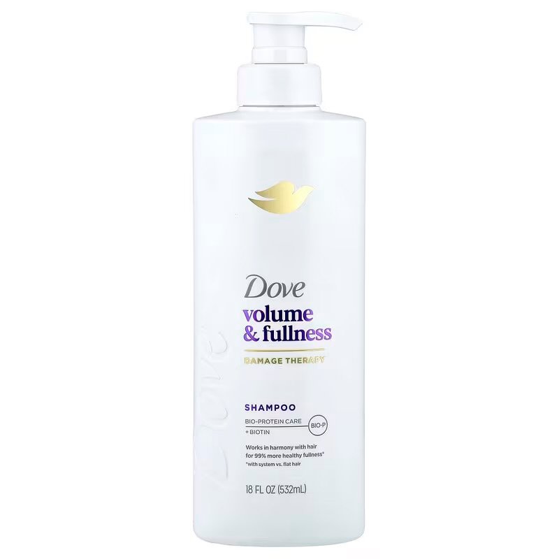 شامبو دوڤ لتكثيف الشعر-Dove, Volume & Fullness, Shampoo, 18 fl oz (532 ml)