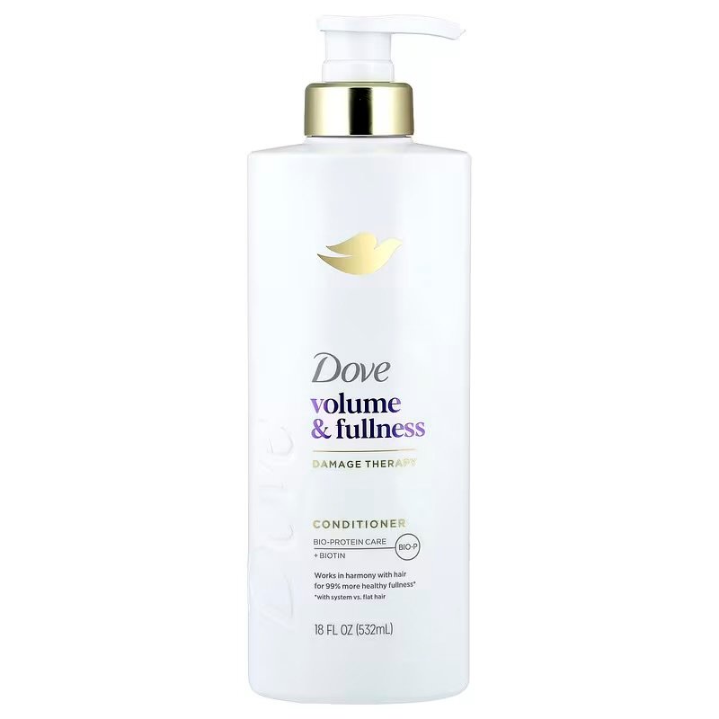 بلسم دوڤ لتكثيف الشعر-Dove, Volume & Fullness, Conditioner, 18 fl oz (532 ml)
