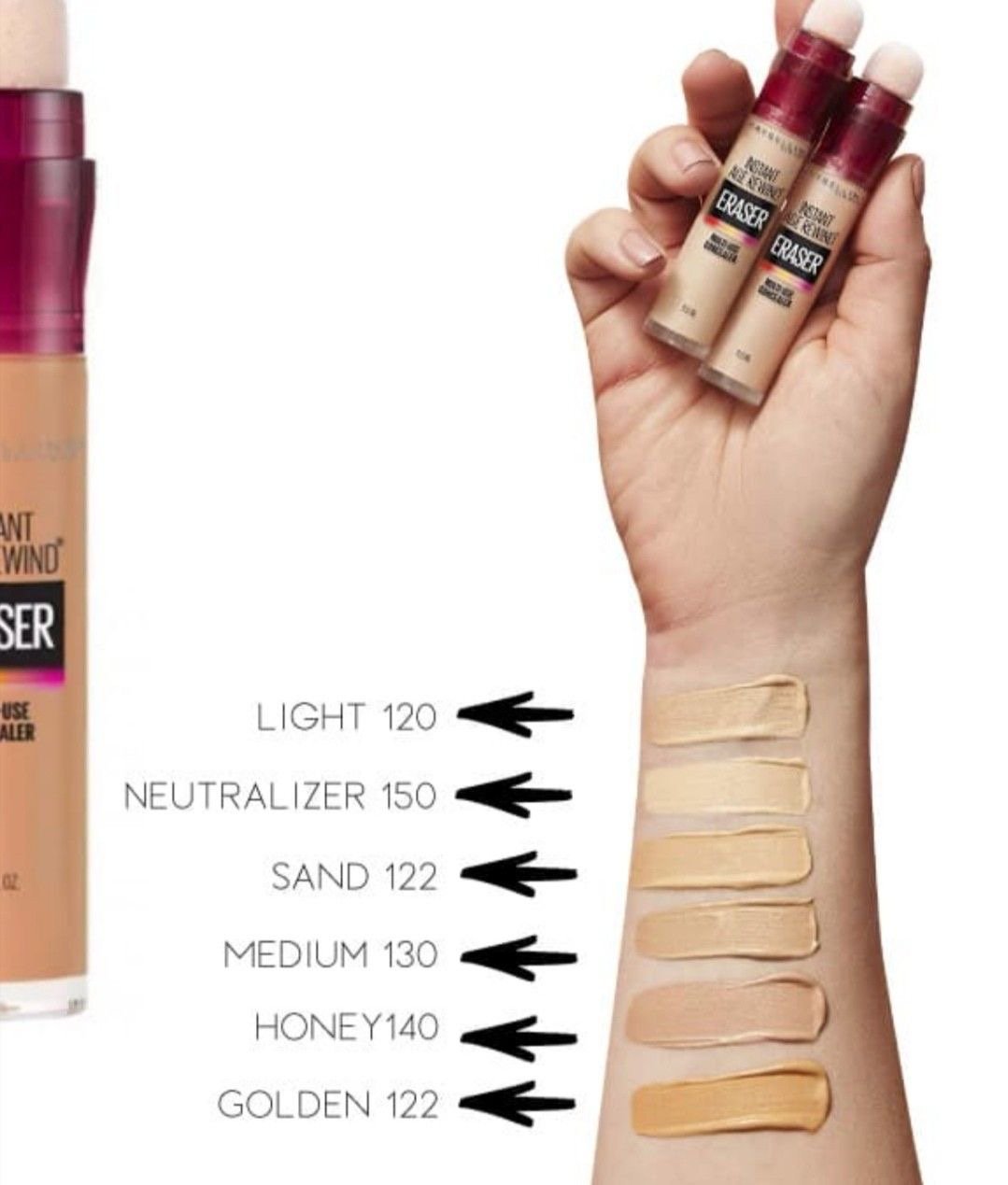 Maybelline, Instant Age Rewind, Eraser, Multi-Use Concealer, 0.2 fl oz (6 ml)