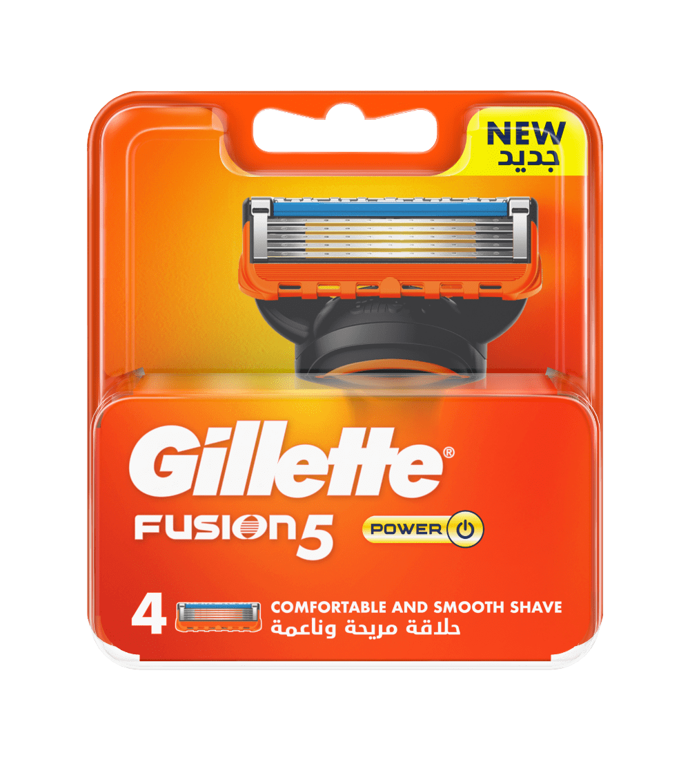 شفرات حلاقة gillette fusion5(عدد 4)