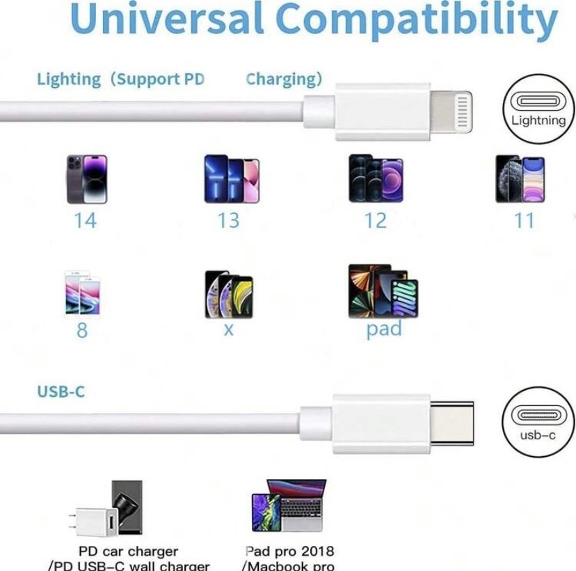 سلك Type C + Lighting