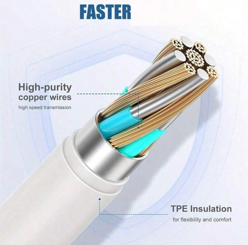 سلك Lighting+USB A