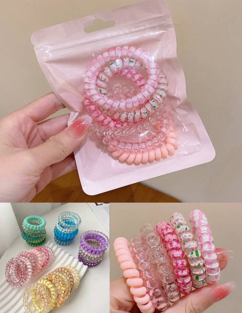 ربطات شعر بلاستيكية