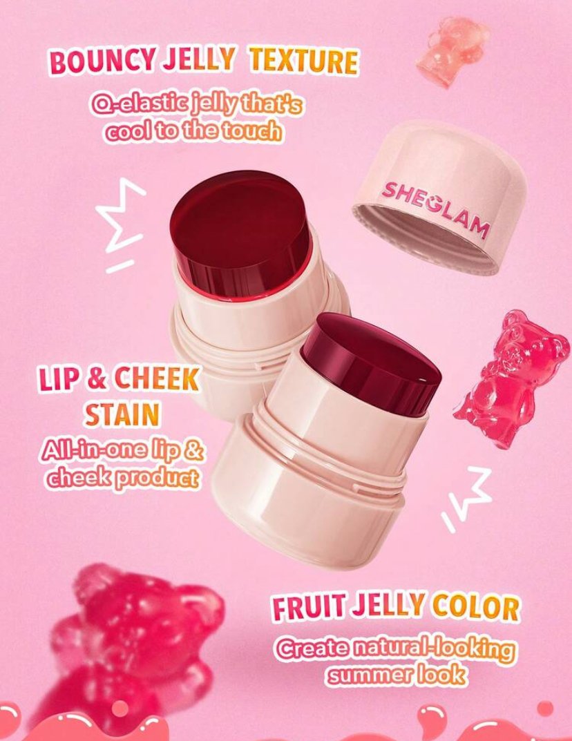 جيلي بلش اند ليب تنت-Sheglam Jelly Blush & Lip Tint