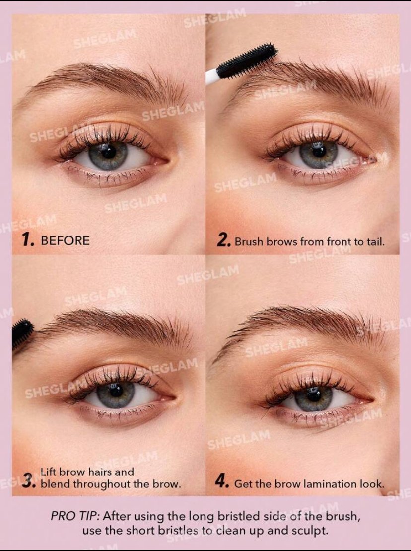 جل حواجب- ست مي اب -Sheglam Set Me Up Eyebrow Gel