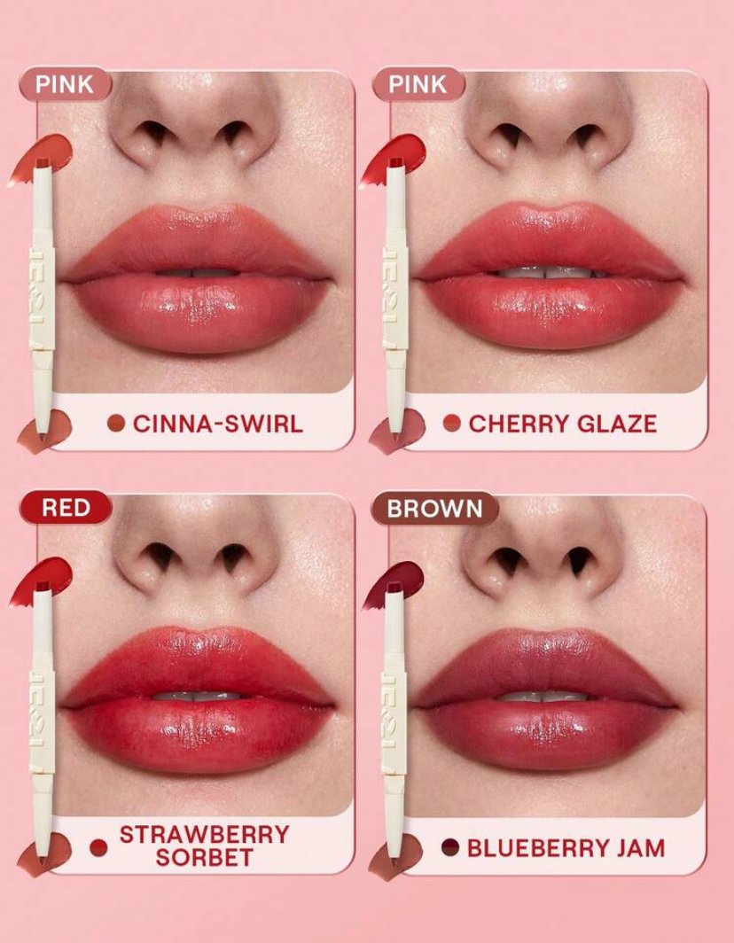 جلام 101 تنت ليبستيك و ليب لاينر-SHEGLAM Glam 101 Lipstick & Liner Duo