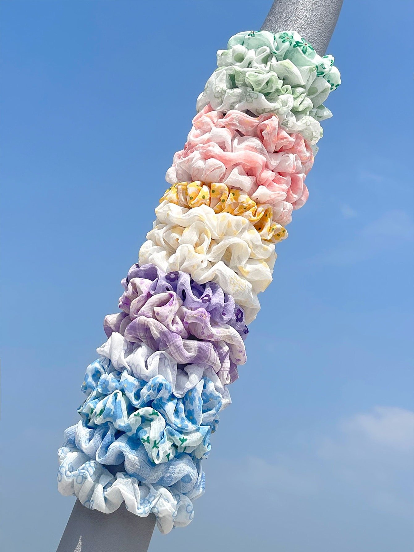 ربطات شعر ملونة-4 قطع