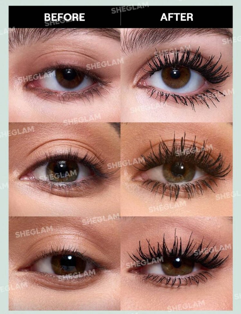 مسكارا شيقلام مضادة للماء-Sheglam All‑in‑One Volume & Length Waterproof Mascara