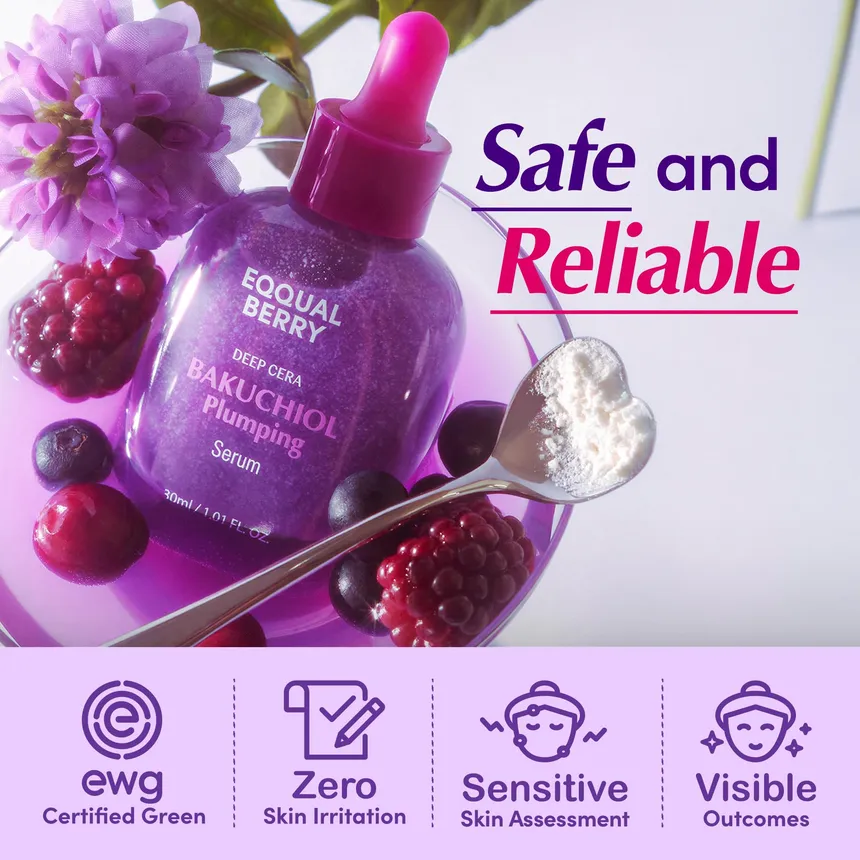 EQQUALBERRY - Bakuchiol Plumping Serum(Retinol)