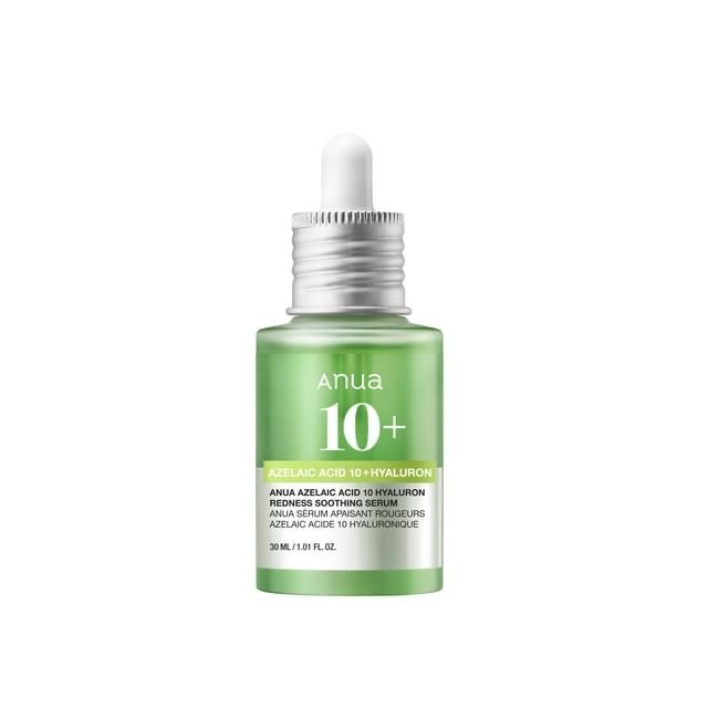 Anua - Azelaic Acid 10 Hyaluron Redness Soothing Serum -أنوا‏, مصل مهدئ للاحمرار من حمض (30 مل)