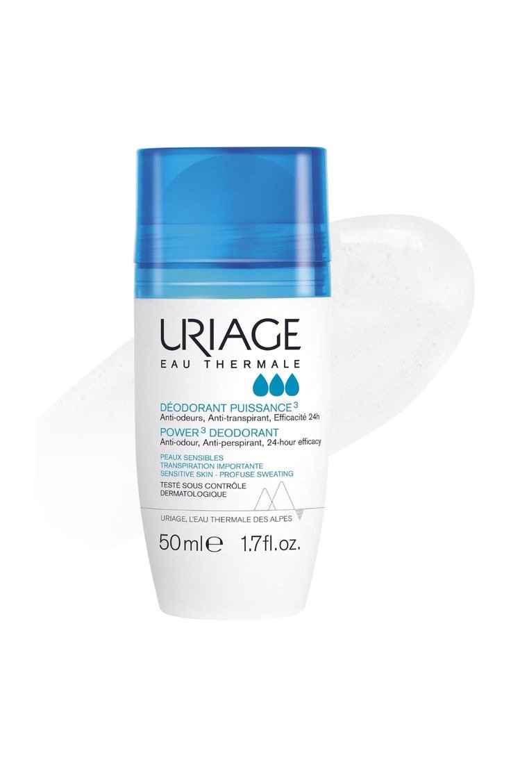 URIAGE DEODORANT POWER 3 ROLL-ON 50 ml - مزيل عرق رول أون من يورياج قوة 3، 50 مل
