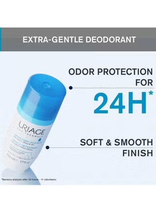 URIAGE DEODORANT POWER 3 ROLL-ON 50 ml - مزيل عرق رول أون من يورياج قوة 3، 50 مل